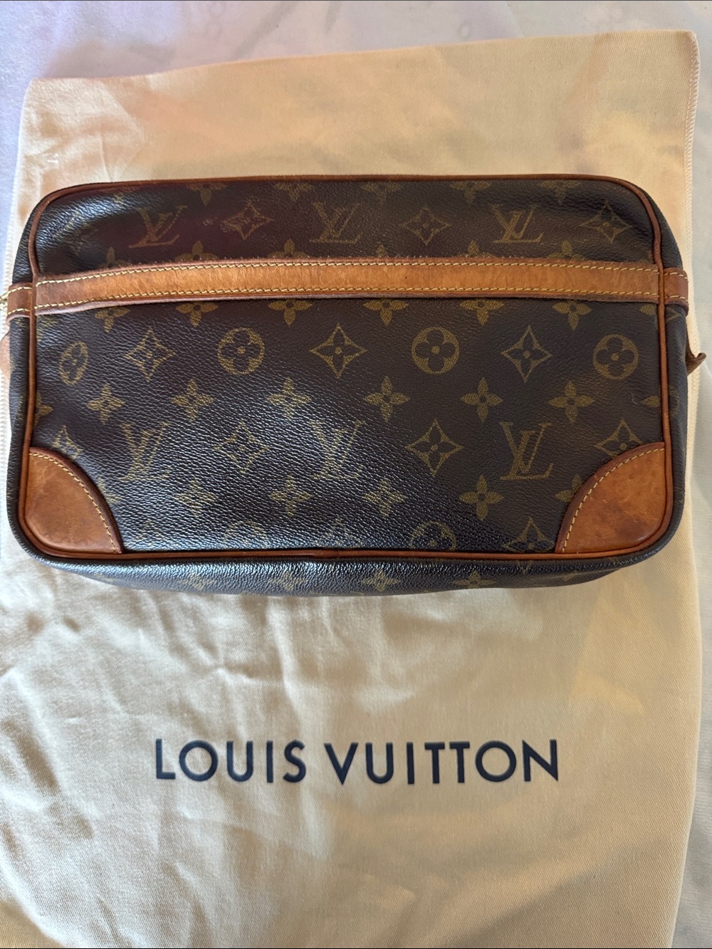 Louis Vuitton makeup or travel bag unisex